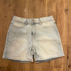 Abercrombie Kids Light Blue Dad Jean Shorts